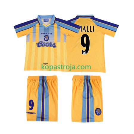 Billiga Fotbollströjor Chelsea VIALLI 9 1995 Retro Barn Borta tröja 1997 Kortärmad